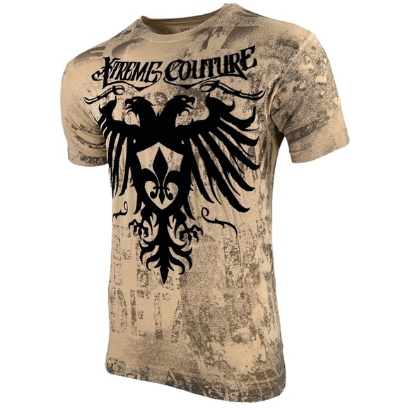 Xtreme Couture By Affliction Men's T-shirt Rain - Picture 1 of 8